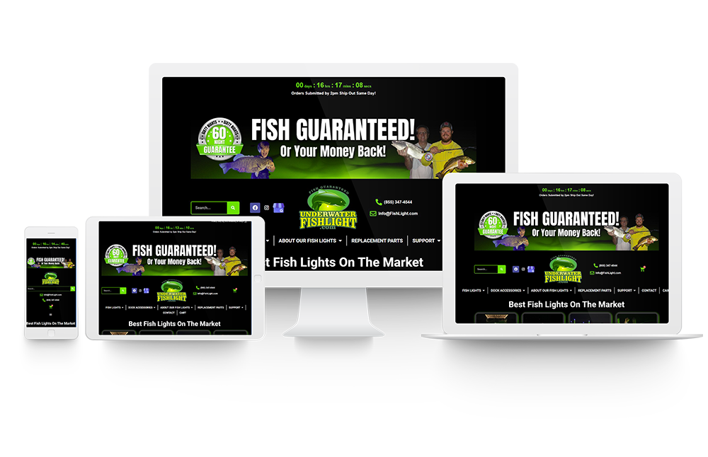 Custom ecommerce web design big shot marketing and design